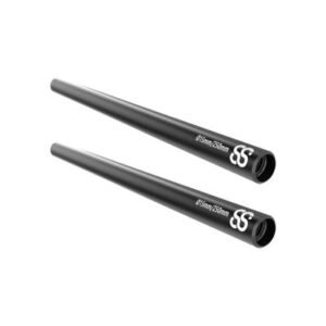 8Sinn 25cm 15MM Black Rods (2 Pieces)
